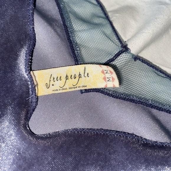 Free People Purple Velvet Tank Top - Picture 4 of 7